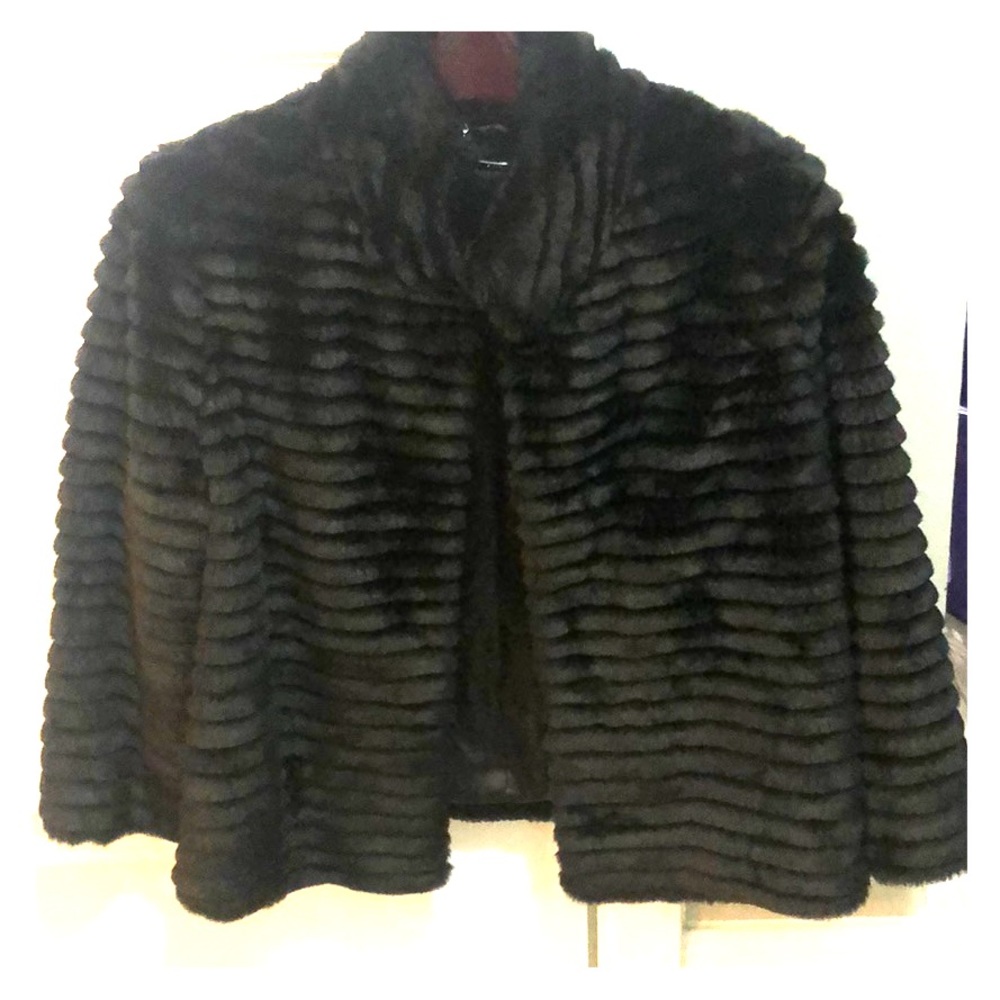 Faux fur jacket